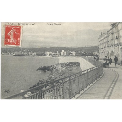 Nice -Terrasse du Soleil  - carte postale bon état
